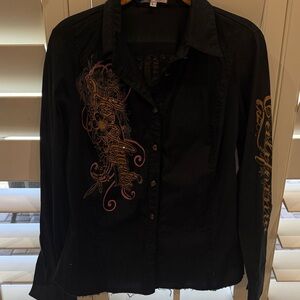 Bejeweled button down